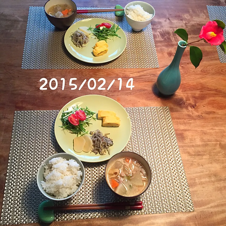 Snapdishの料理写真:朝ごはん 2015・2・14|ローゼルさん