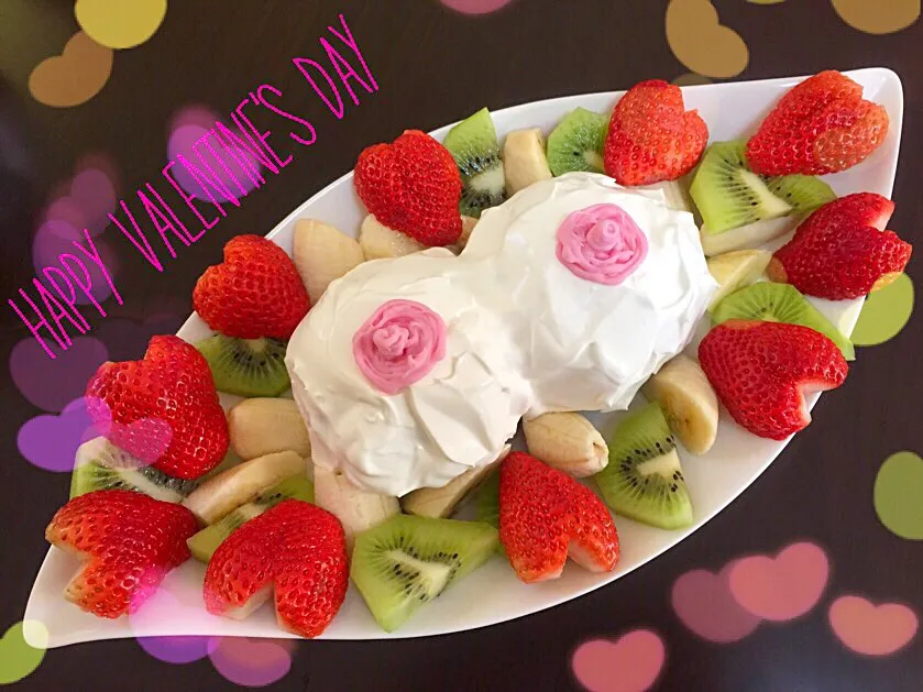 Snapdishの料理写真:Happy Valentine's day♡꒰笑꒱|Frau₍ᐢɞ̴̶̷ ·̮ ɞ̴̶̷ᐢ₎さん