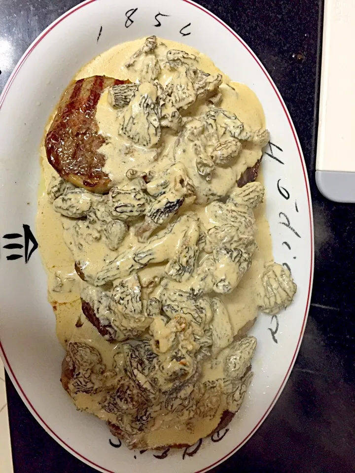 Entrecote aux morilles !!!|Nazliさん