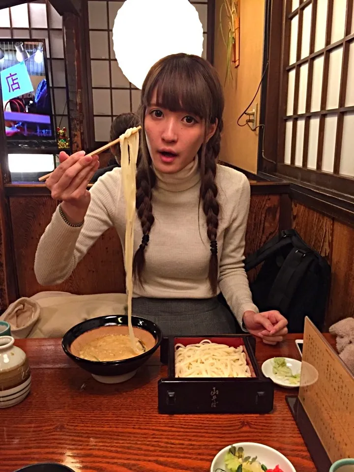 Snapdishの料理写真:月とろうどん|お料理初心者さん