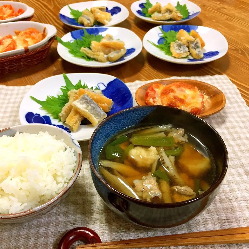 Snapdishの料理写真:太刀魚の一夜干しで唐揚げ！|＊Haruna＊さん