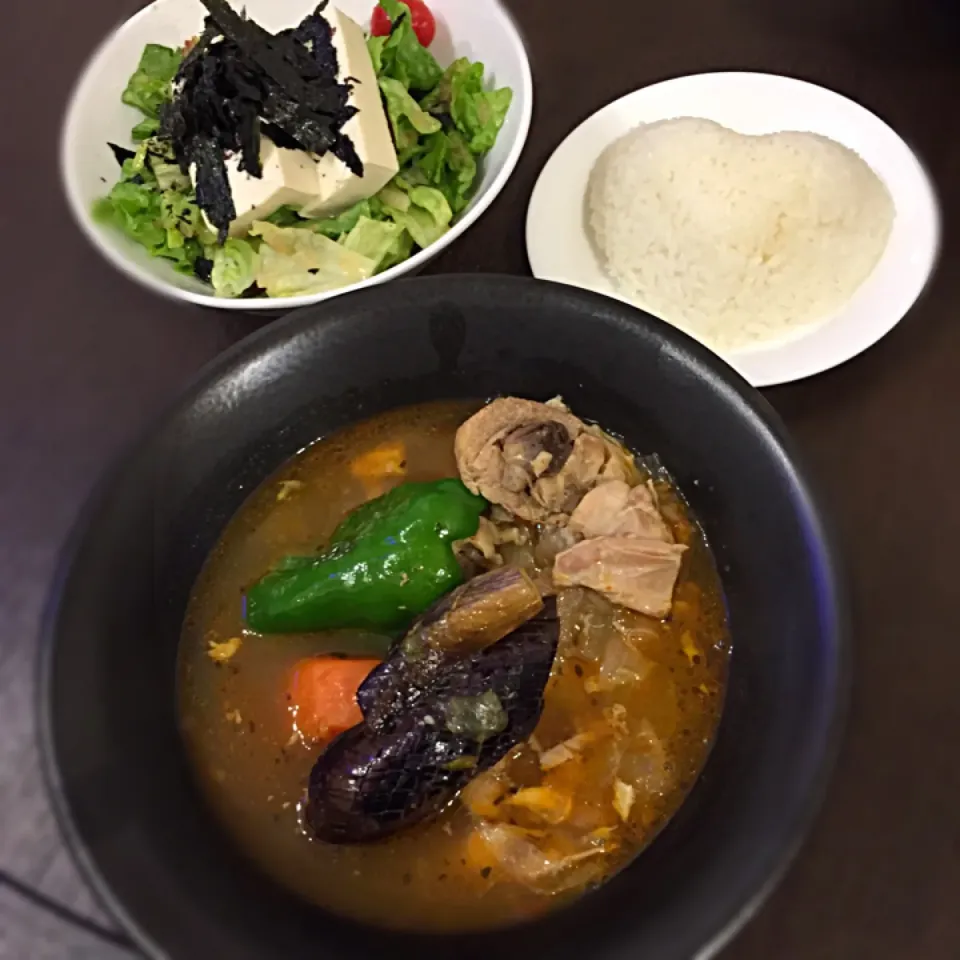 バレンタインディナー🍴はスープカレー❤️|NanaMOさん