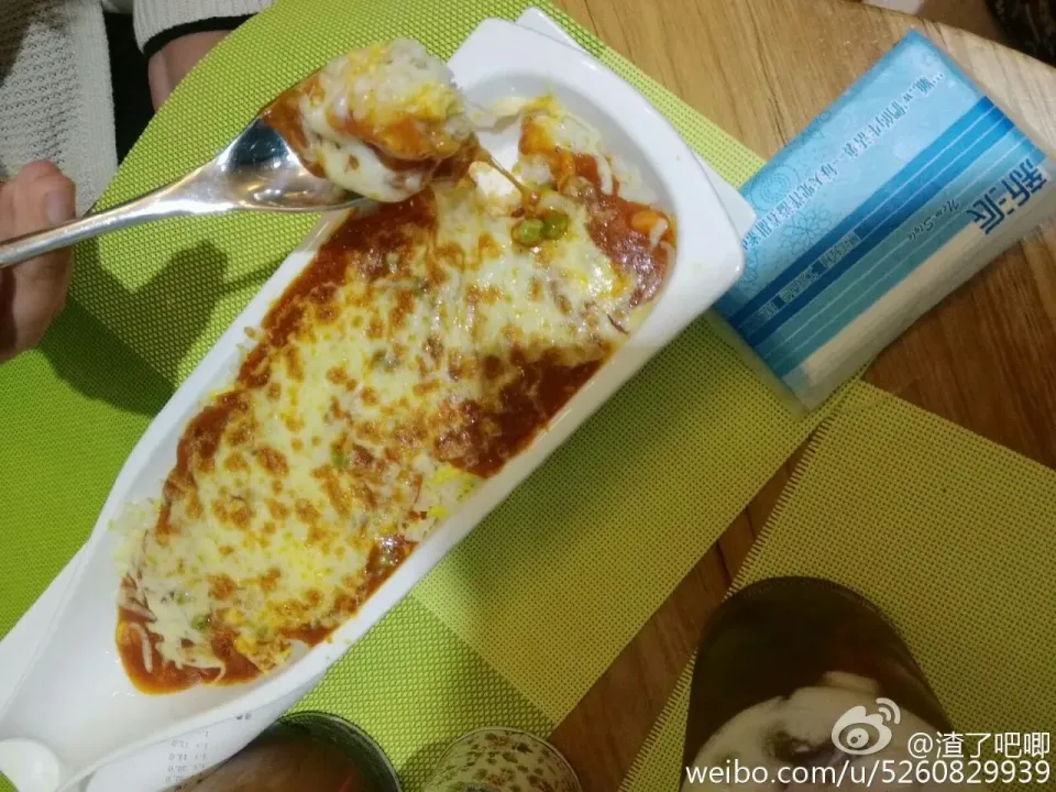 西班牙肉酱焗饭|渣了吧唧さん