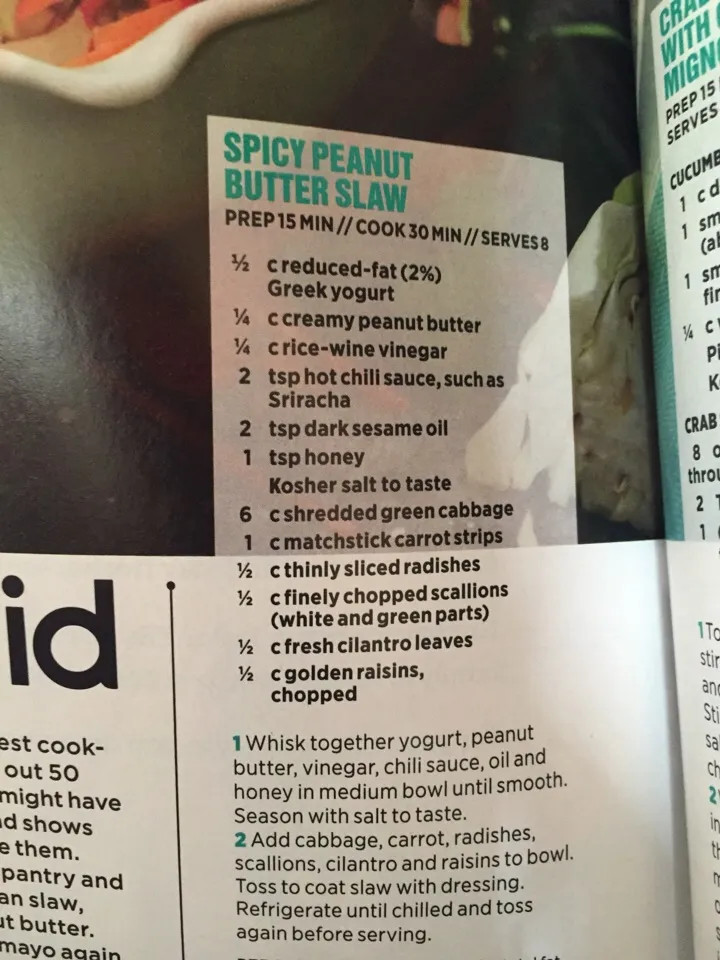 Spicy peanut butter slaw|stephanie lilesさん