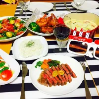 誕生日party♥︎dinner♥︎黒毛和牛|tomoさん