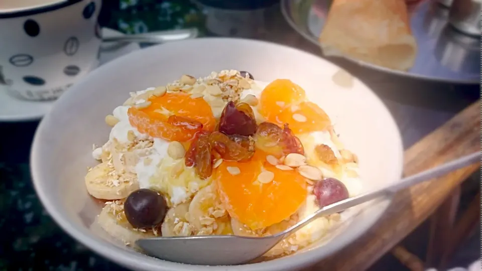 fruits salad with muesli|chieさん