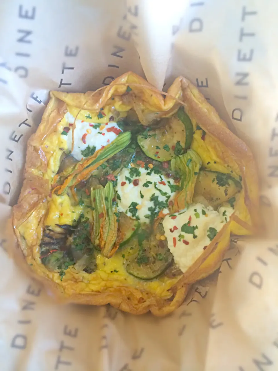 Zucchini frittata|hachy mendezさん