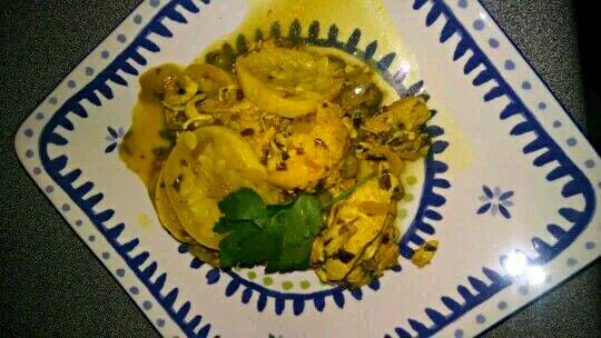 Turmeric Chicken #yellowsquash#peas#onions#notacook#justinlove!|Christygrlさん