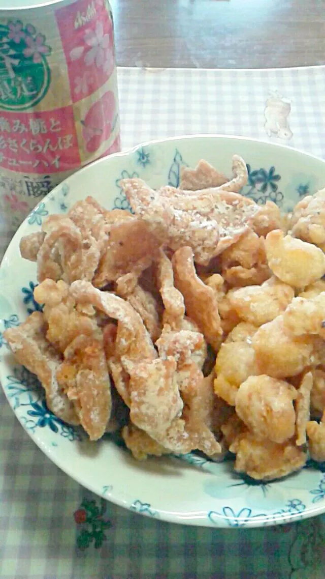 鶏皮と軟骨の唐揚げ|畑山寧々さん