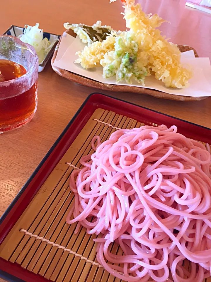 桜そば 春はもうそこにバージョン٩꒰๑･д･꒱۶|えみこさん