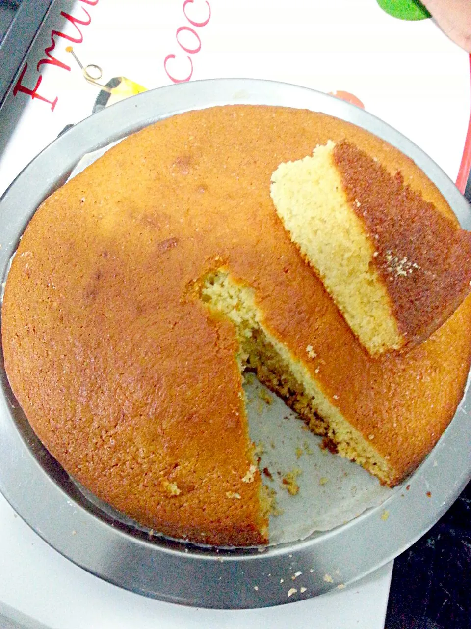 #Sponge cake
http://snapdish.co/dish/54e0189bdba20662d6d4dd5c|Sahaya Denishさん