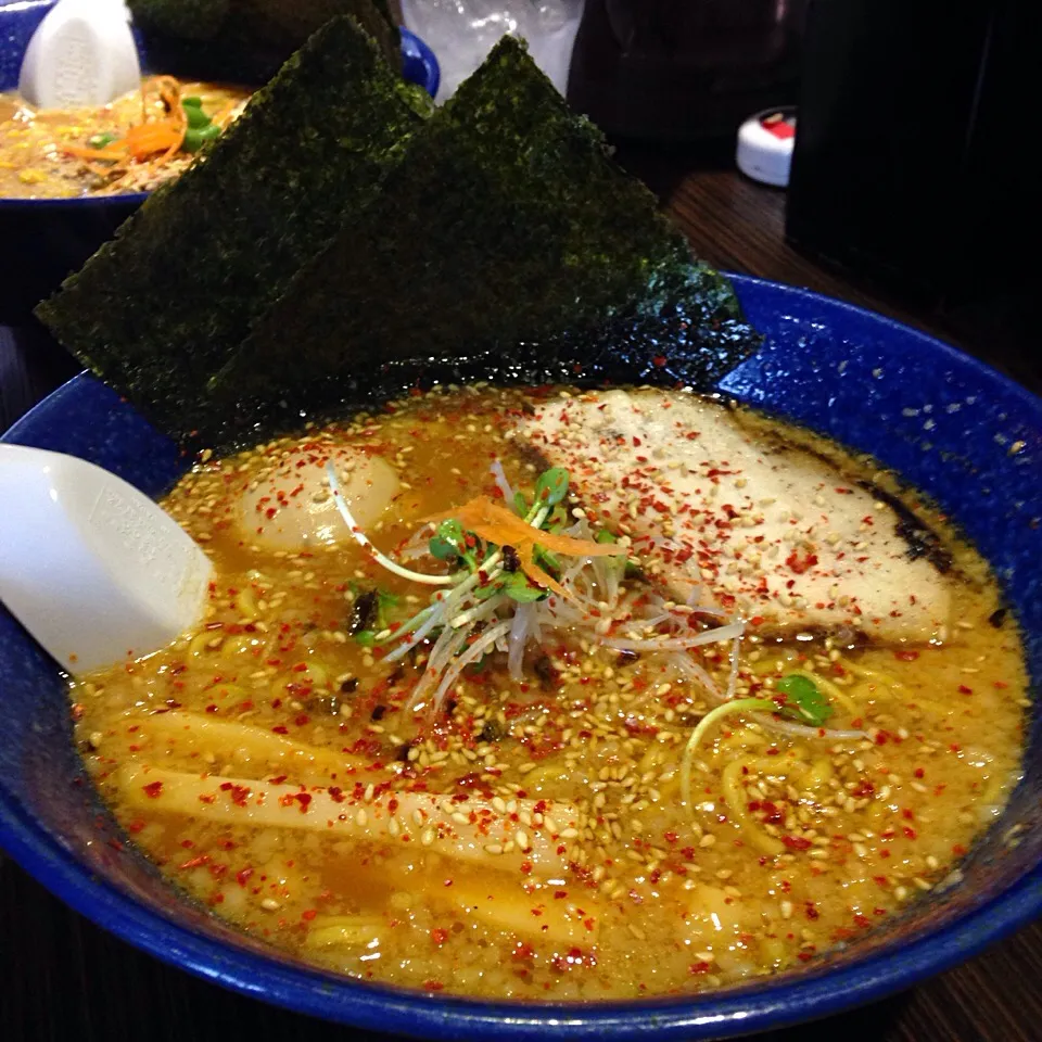 橙味噌ラーメン|kumakichi benisyaketeiさん