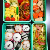 Snapdishの料理写真:何時ぞやの家族弁当☆|Konomi  Kataseさん