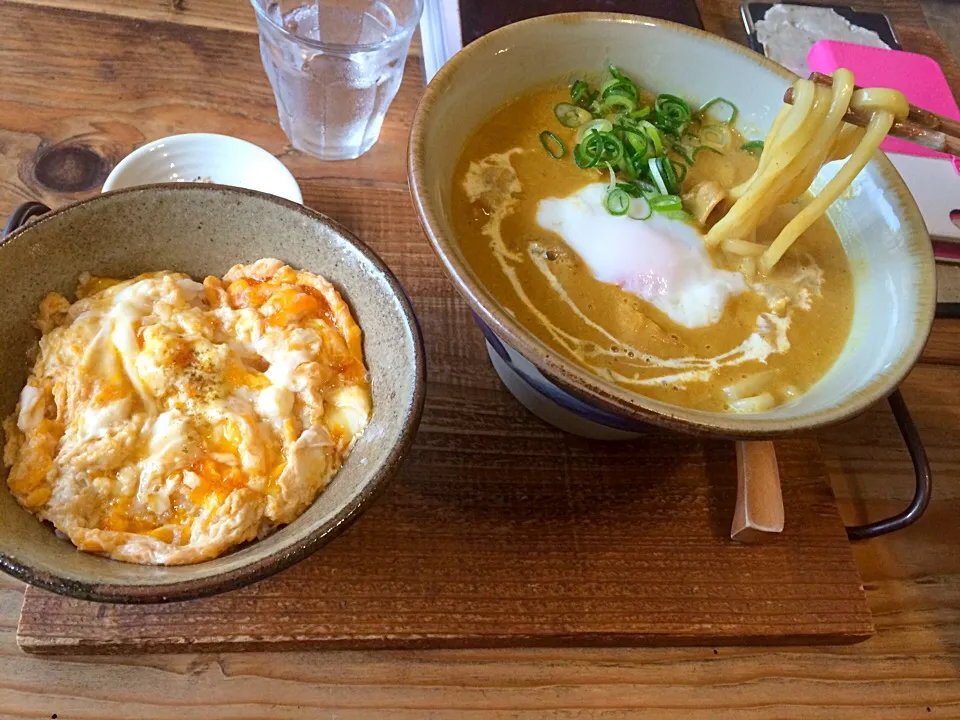 ごまカレー温玉うどん|みっちさん