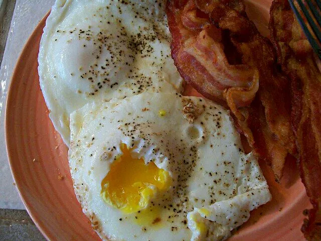 Breakfast at Best #Eggs #Pork #Breakfast/Brunch ❤|Alisha GodsglamGirl Matthewsさん