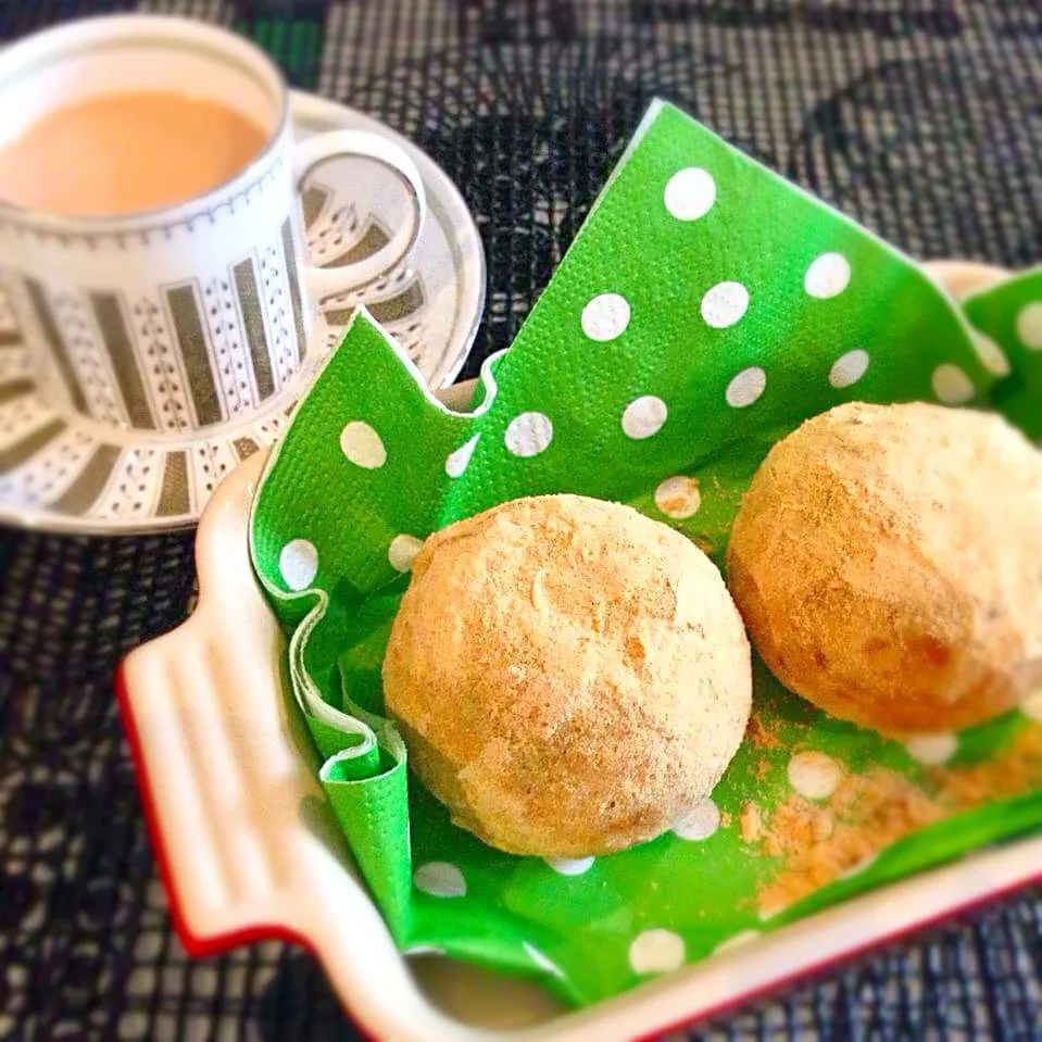 給食のきな粉の揚げパン|パフ♡さん