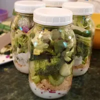 Red bean quinoa jar salads!|Jessica Wallin Bowmanさん