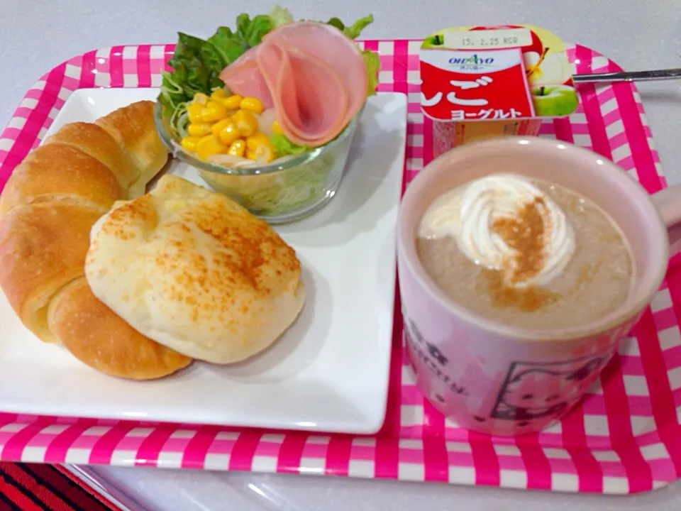 今日の朝御飯(๑´ڡ`๑)|ちゃたままさん