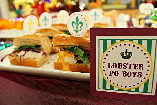 Snapdishの料理写真:💜💛💚Mardi Gras Time 💜 💚 💛 Lobster Po'Boys 🎶😊🎶Mardi Gras #Party #Appetizer #Sandwich #Seafood|Alisha GodsglamGirl Matthewsさん