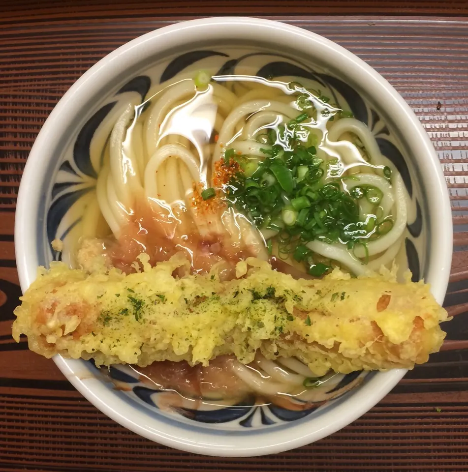 『古里うどん』のかけうどん小+ちくわ天|fujii saburoさん