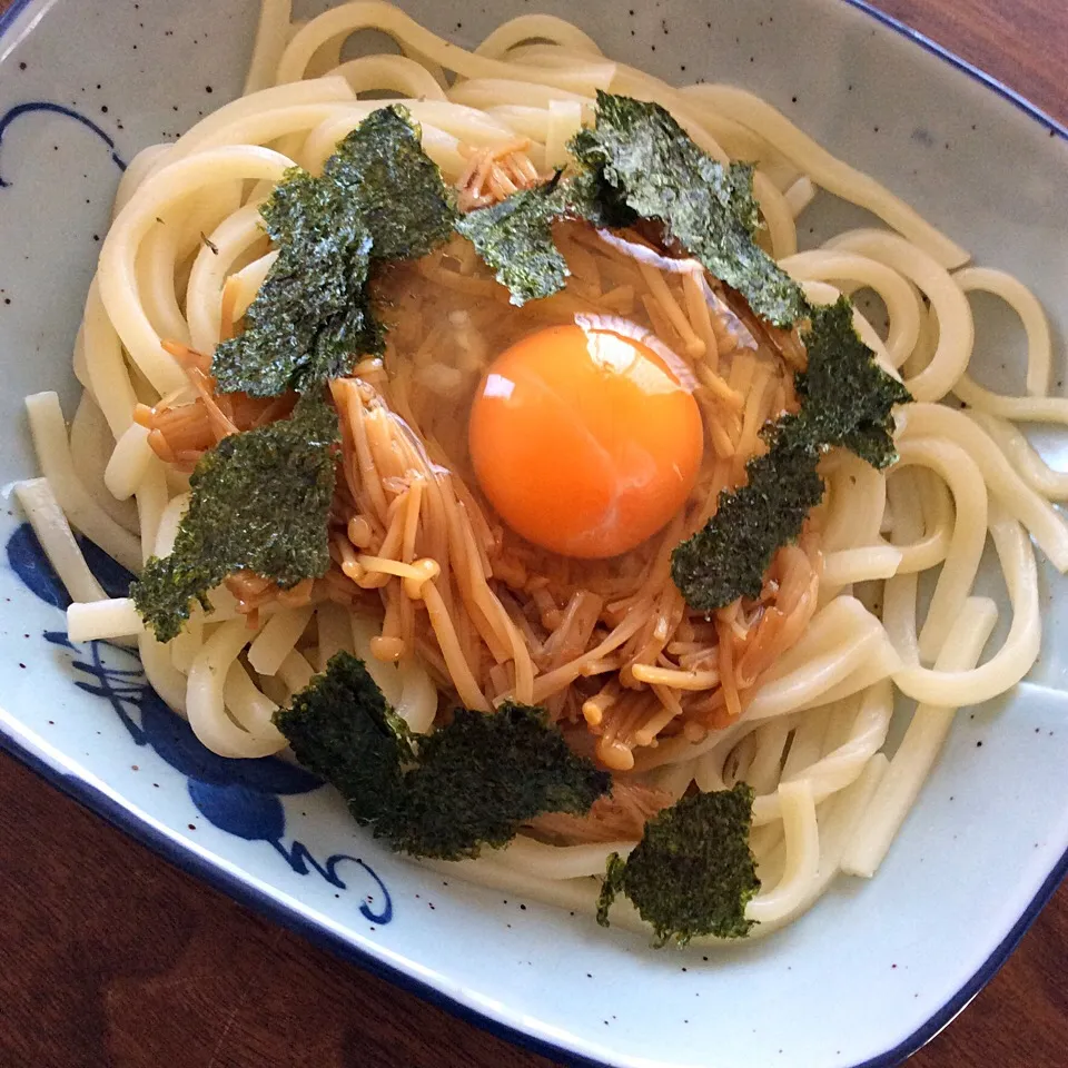 あいママさんのなめたけで          卵うどん|ちょこりんさん