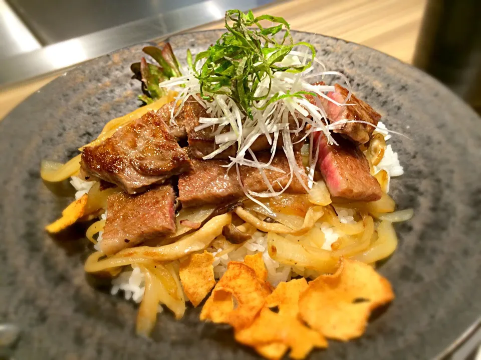 ステーキ丼|mizumoさん