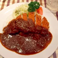 Snapdishの料理写真:カツカレー|Mieko-TKさん