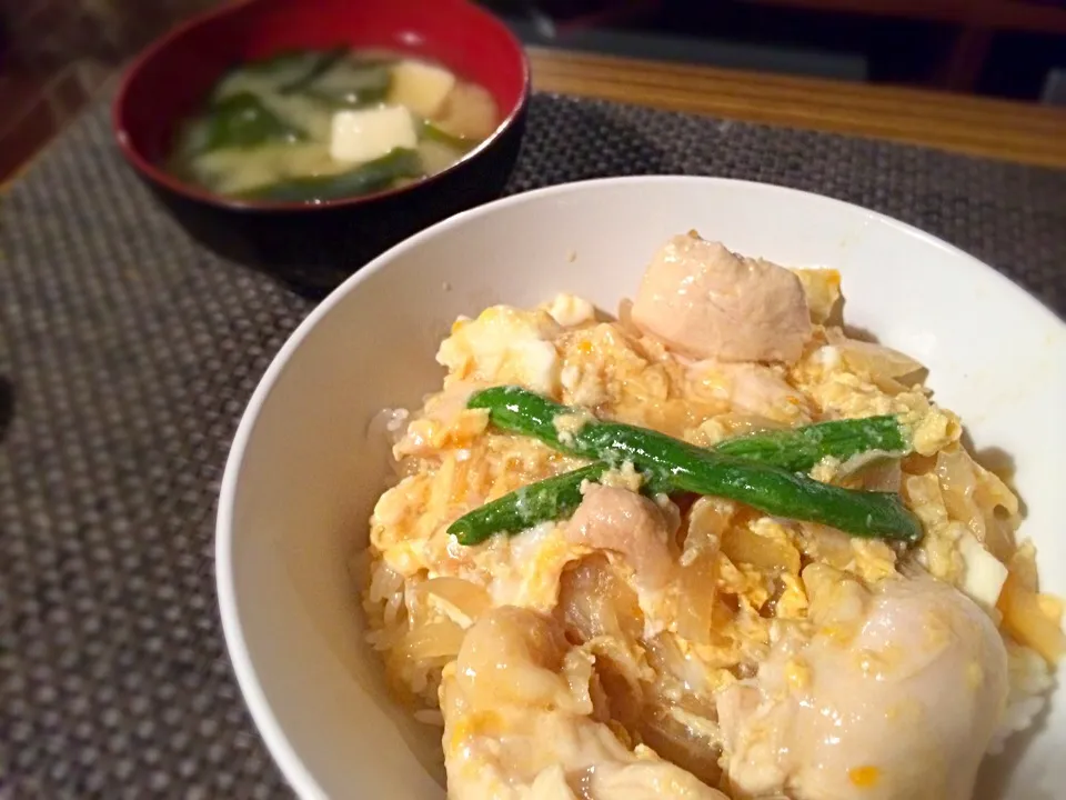 鶏胸肉で親子丼|たんたんさん