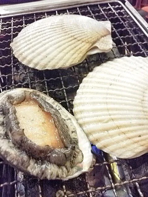 Eating out... Awabi and scallops!!|Nigel Nakadaさん