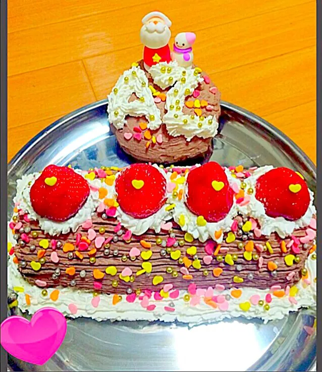 Hearts  cake ❤️✨|Nina Kinessa Htutさん