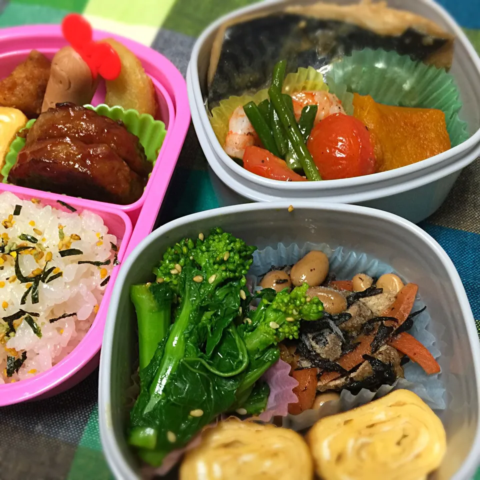 Snapdishの料理写真:2015.2.17のお弁当|えりふぁすさん