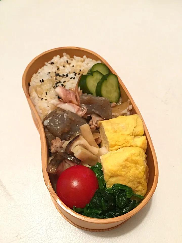 蒟蒻炒めのお弁当|にゃおこさん