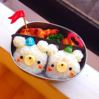 Snapdishの料理写真:くま君おにぎり☆|くみさん