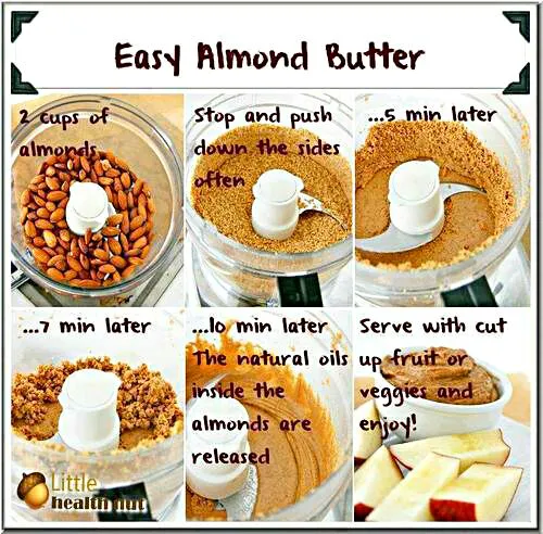 💚Easy Almond Butter 💚 NATIONAL ALMOND DAY 💥 💥 #Snack/Teatime #Dessert #FoodDay 💚|Alisha GodsglamGirl Matthewsさん