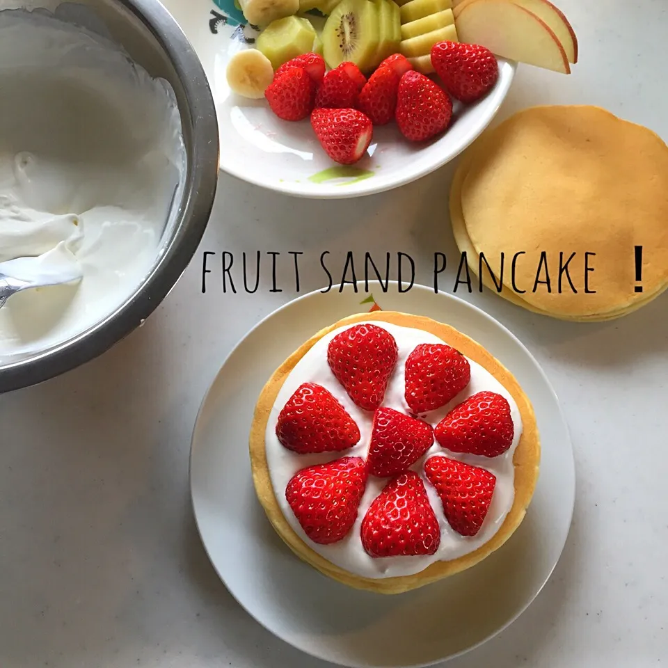 fruit pancake！♡|とむとむさん