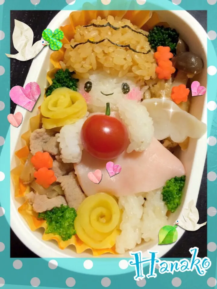 天使のポックルちゃん弁当。|hanakoさん