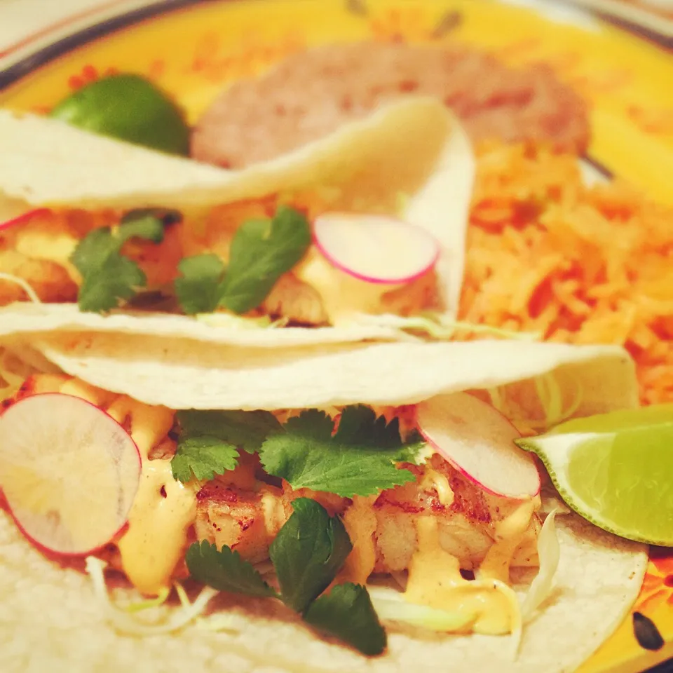 Grilled Fish Tacos #nomeatmonday|mamaeriさん