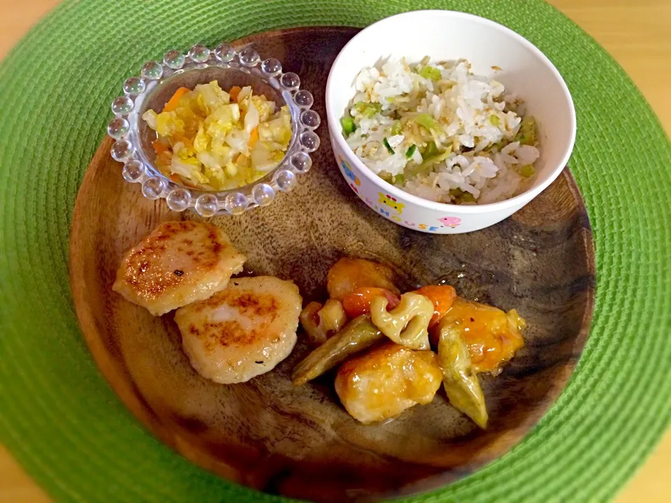 鶏肉と根菜の甘酢餡かけ|eriさん