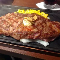 Snapdishの料理写真:お代わり🍖😋「サーロインステーキ」いきなりステーキヤバっ（笑）