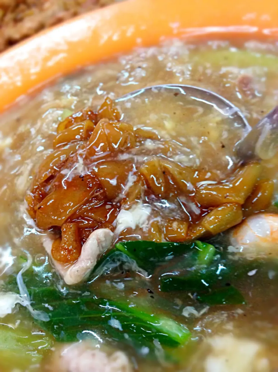 Silly smooth horfun in egg gravy. Ipoh,  Malaysia|coxiella24さん