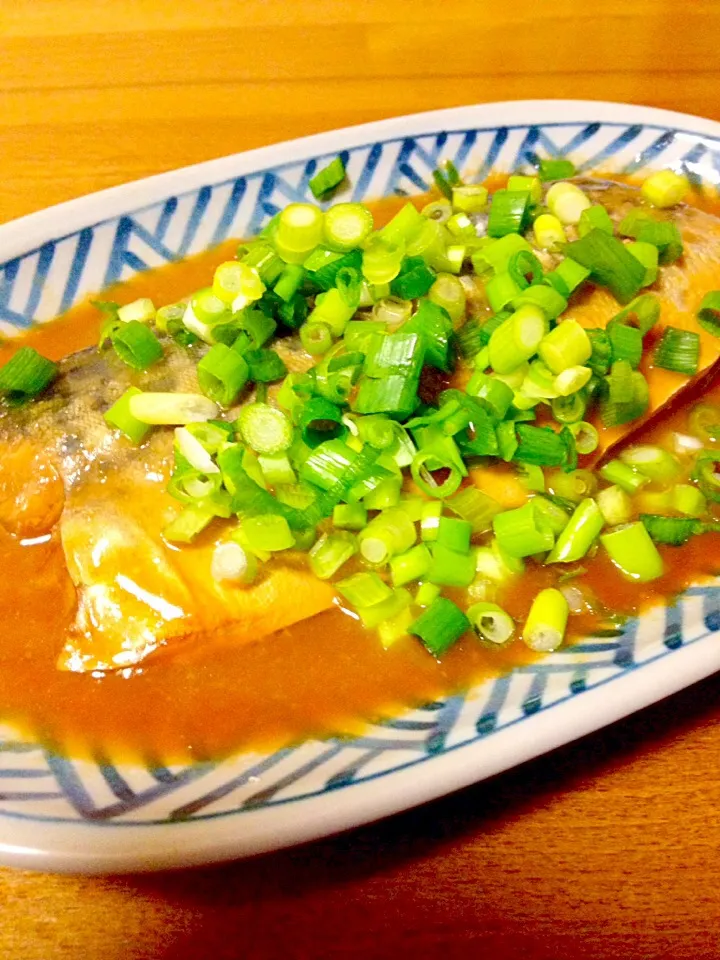 鯖の味噌煮🐟ネギだくでね✨|まいりさん