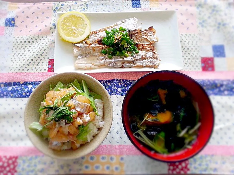 太刀魚定食〜太刀魚のたたき丼・シンプル塩焼き〜|Takuma Satoさん