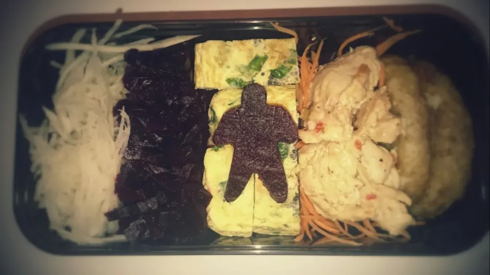 "red man " bento 🍱 #bento #red|Keryeさん