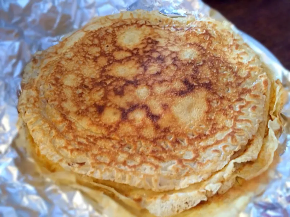 Snapdishの料理写真:English pancakes|ayumi oginoさん