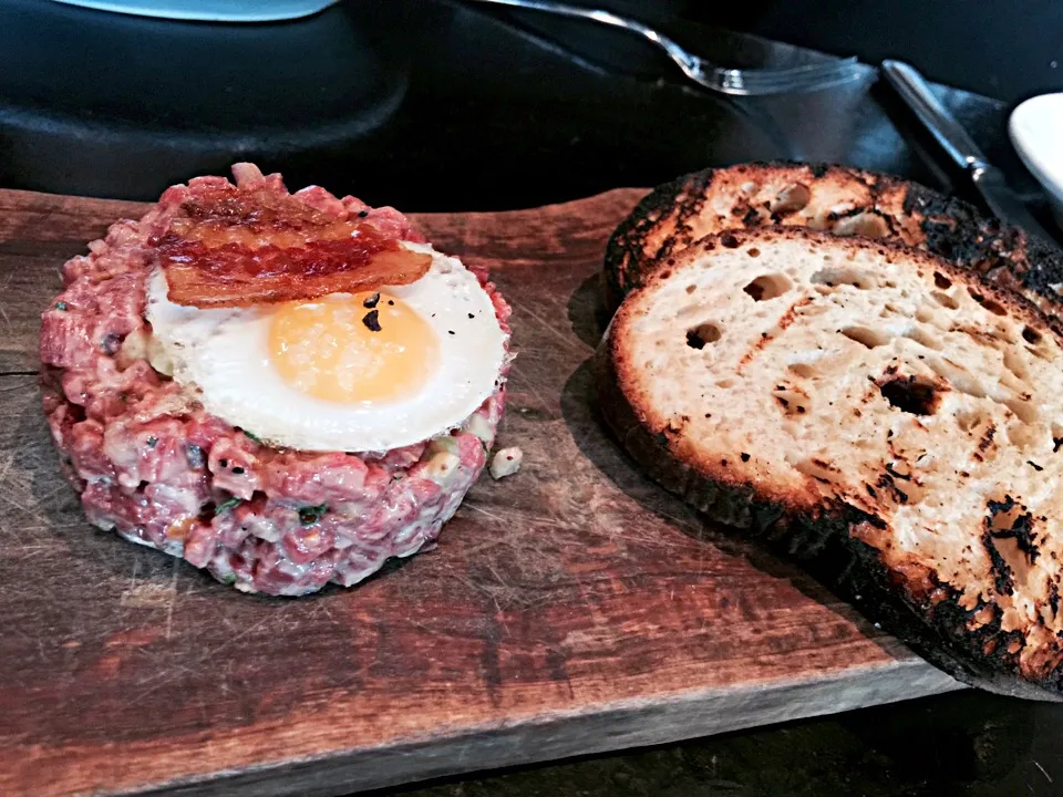 Tartar steak @ Locanda Verde in NYC|KyokoKさん