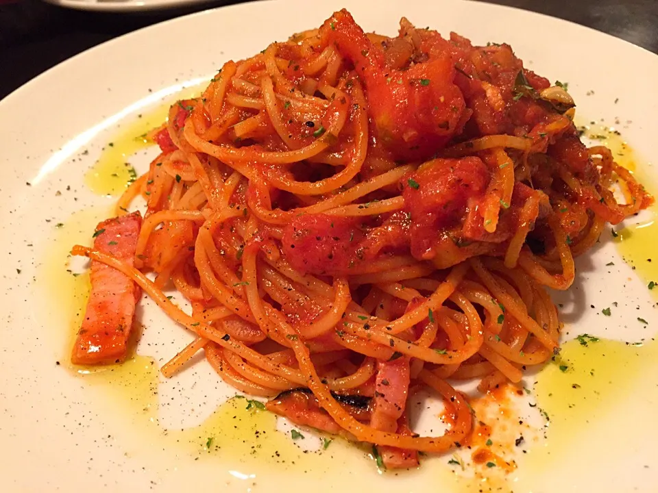 トマトソースパスタ♪|tku🍅🍝🍜🍝🍜🍝🍅さん