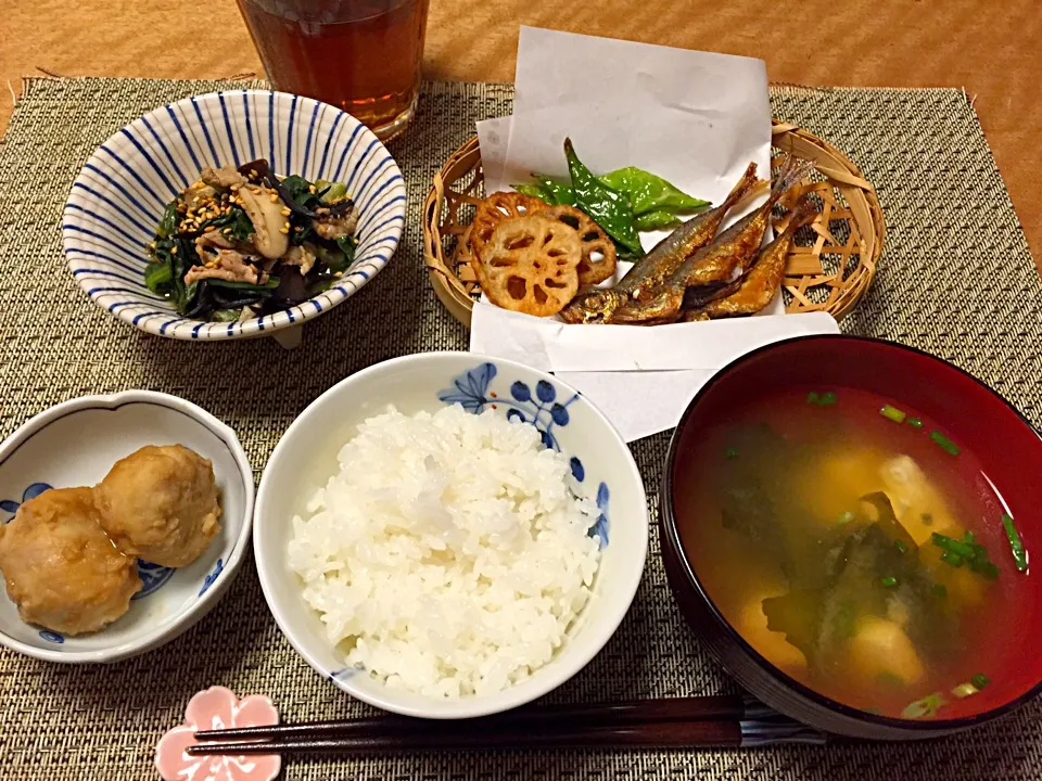 Snapdishの料理写真:豆あじのからあげ|Sakikoさん