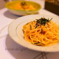 Snapdishの料理写真:たらこパスタ|こはるびよりさん