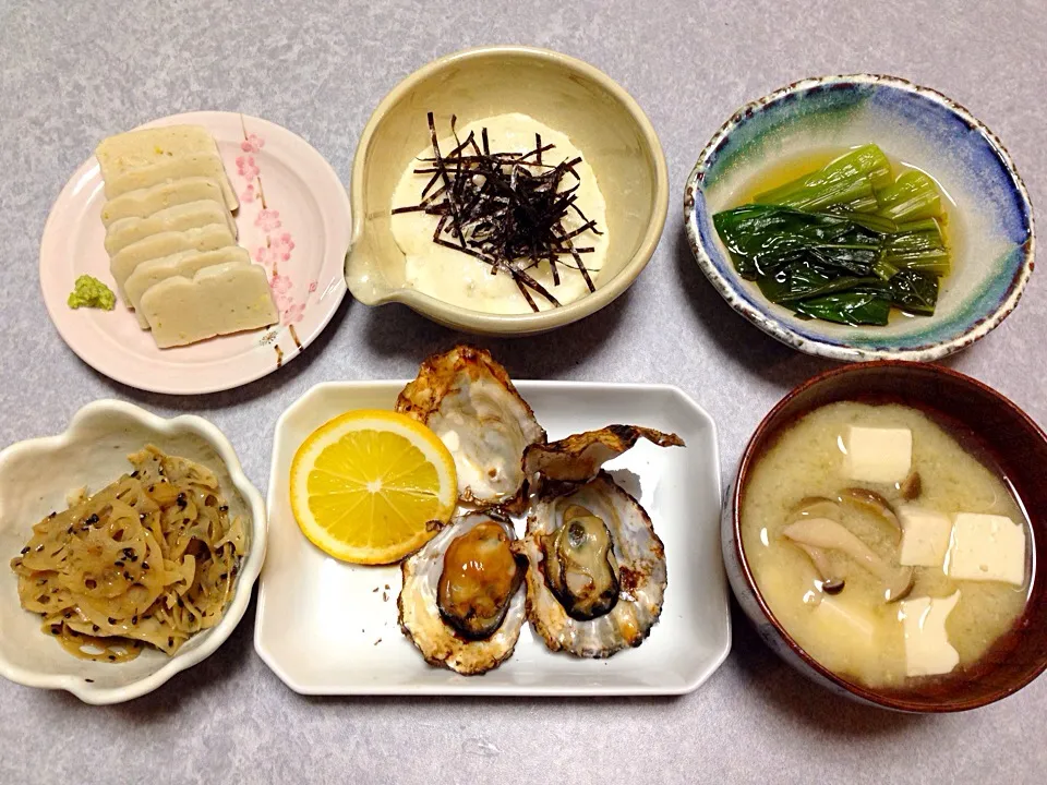 焼き牡蠣ψ(｀∇´)ψ他|Orie Uekiさん