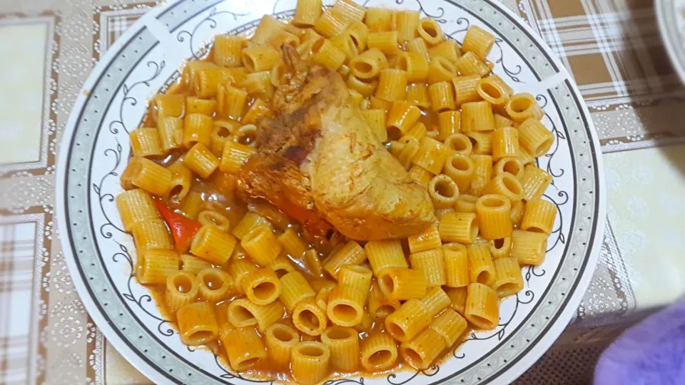 Snapdishの料理写真:macaroona jaria (libyan dish ) translation runny pasta|irisさん